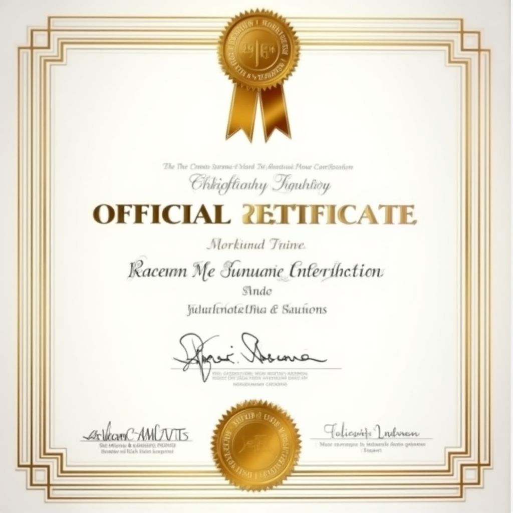 Reconocimiento de certificación internacional